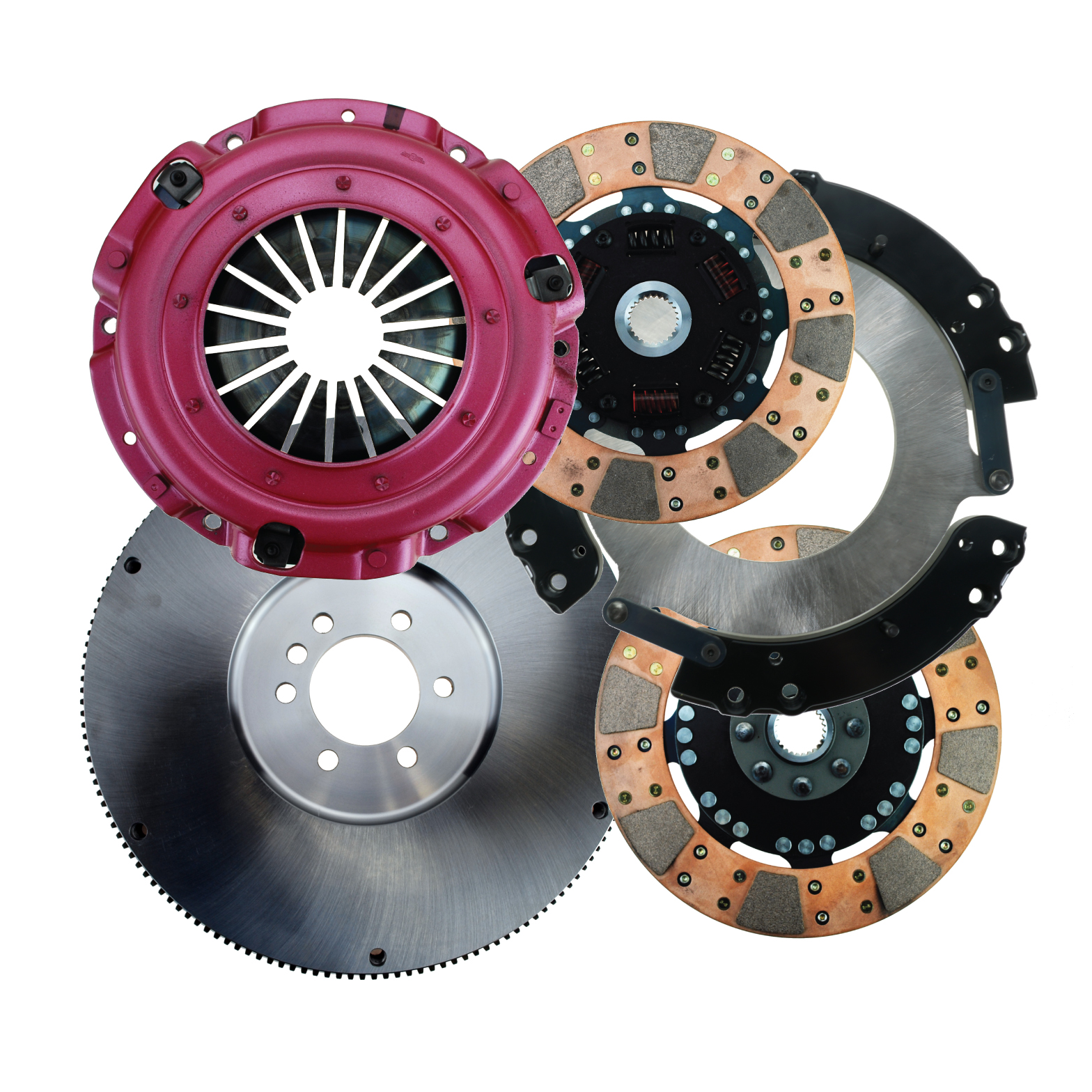 RAM Concept 9.5 1000HP Street Performance Dual Disc Metallic Clutch Kit with Flywheel - C4 Corvette 'ext' bal. 153 tooth 1 1/8-26 - Image 3