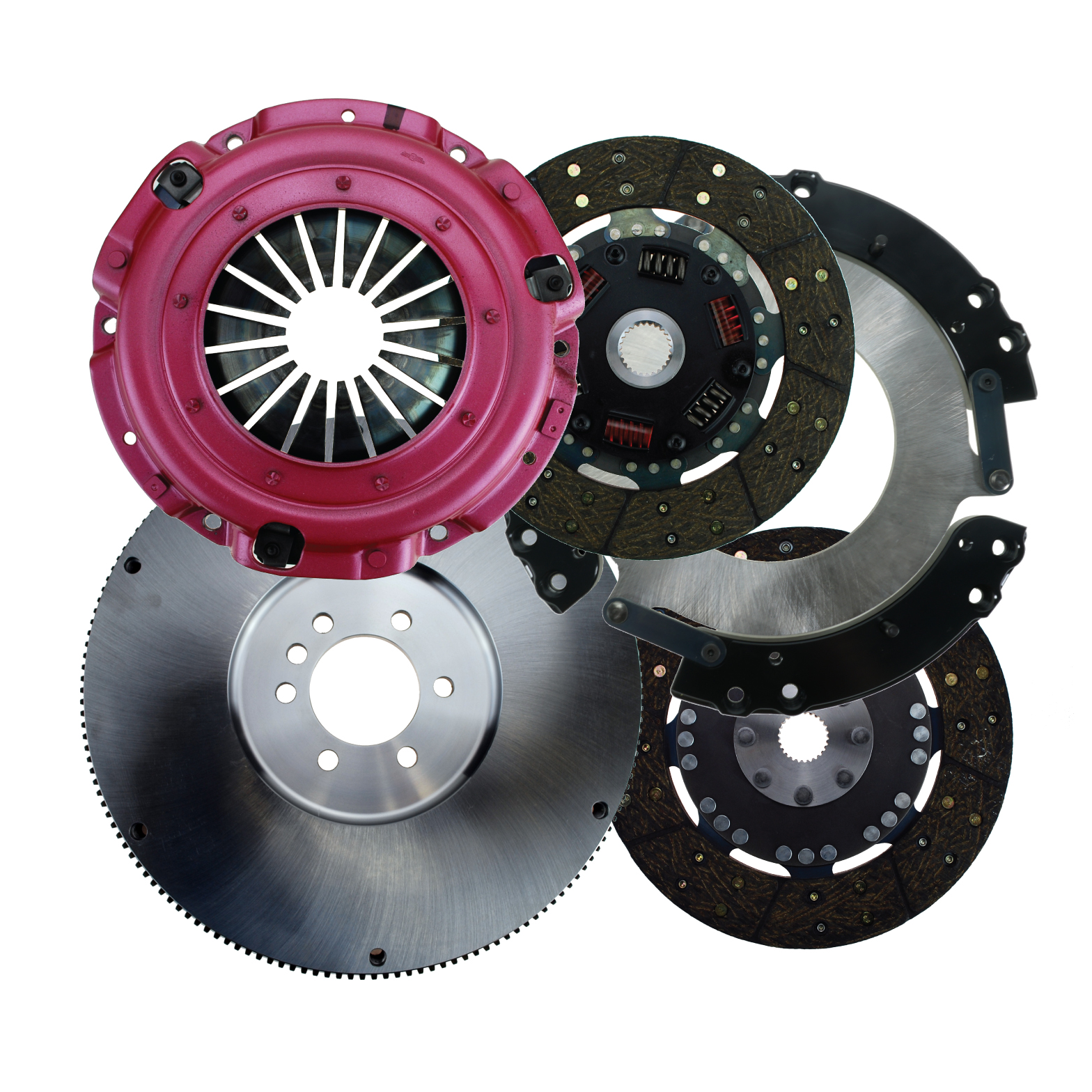 RAM Concept 9.5 800HP Street Performance Dual Disc Organic Clutch Kit with Flywheel - C4 Corvette 'ext' bal. 153 tooth 1 1/8-26 - Image 4