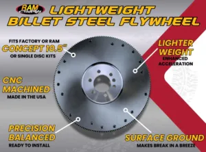 RAM Chevrolet Lightweight Steel Flywheel - 2-Piece Rear Main