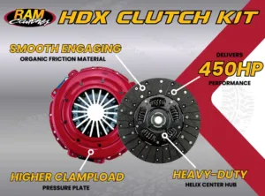 RAM HDX 450HP Street Performance Organic Clutch Kit 1986-1999