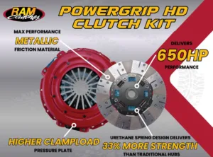 RAM Powergrip HD 650HP Street Performance Metallic Clutch Kit 1986