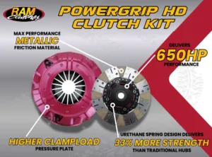 RAM Powergrip HD 650HP Street Performance Metallic Clutch Kit GM