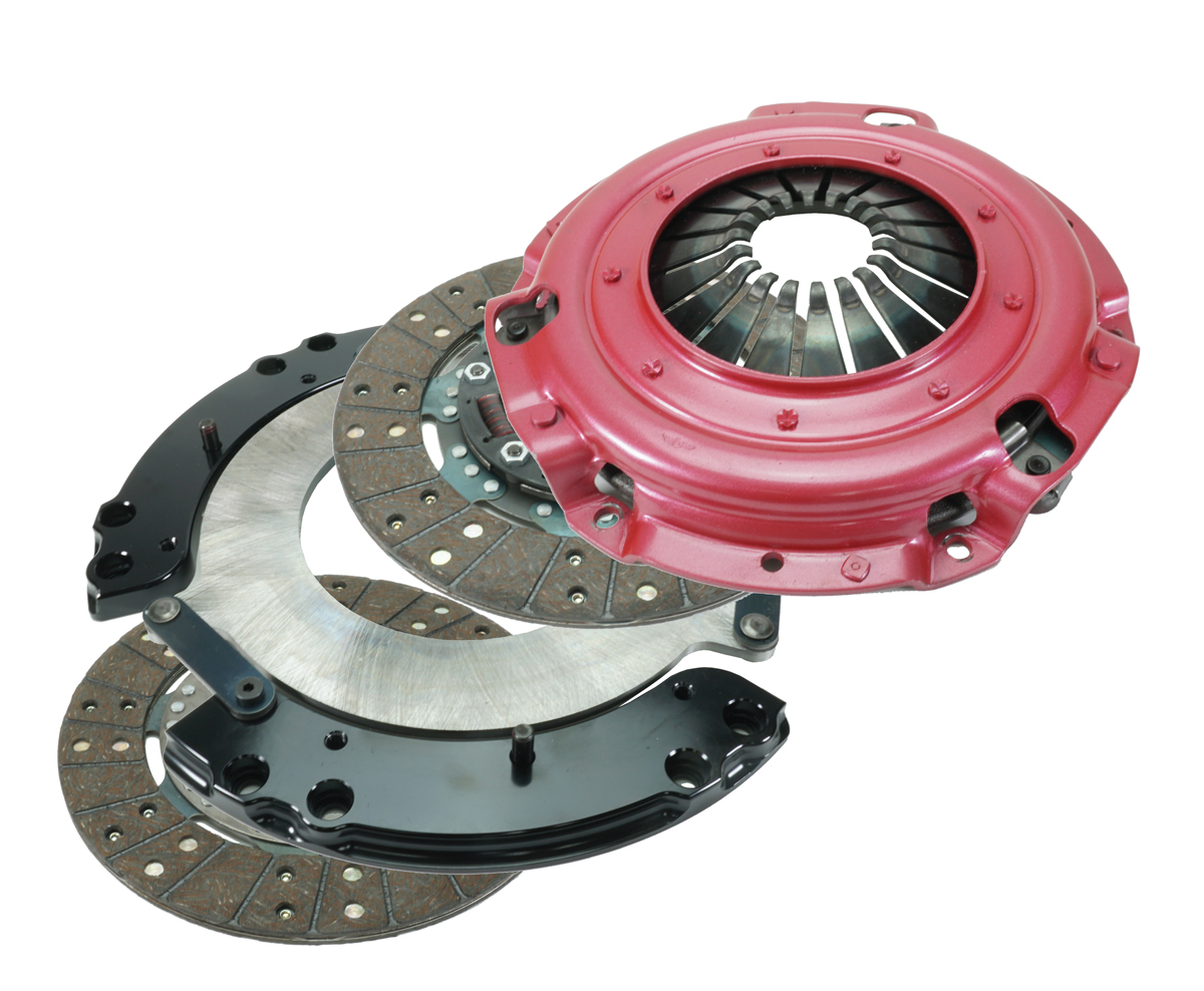 Single disc clutch stack up