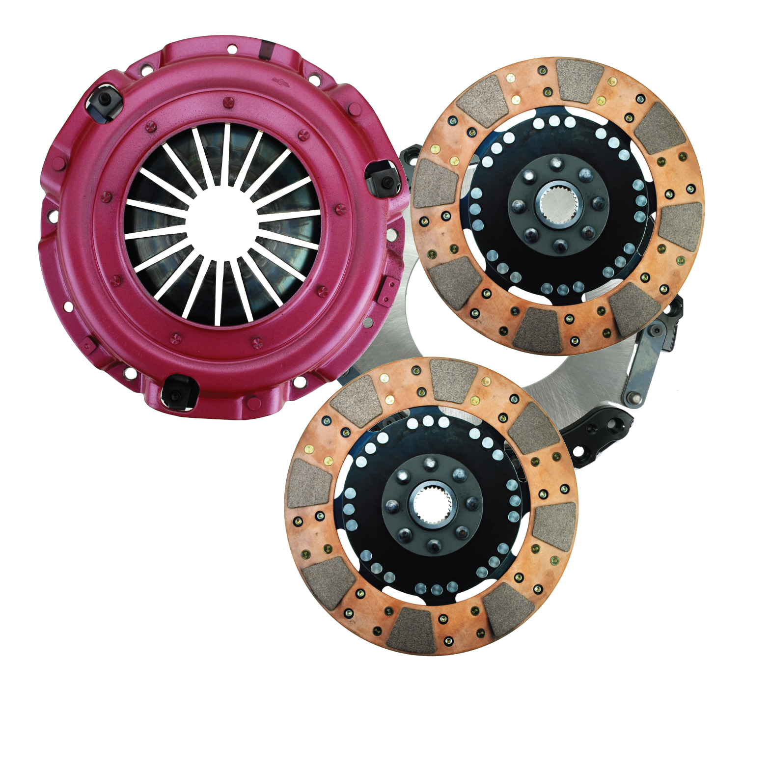 RAM Concept 9.5 1000HP Street Performance Dual Disc Metallic Clutch Kit - Ford 11" x 26 Spline - Image 3