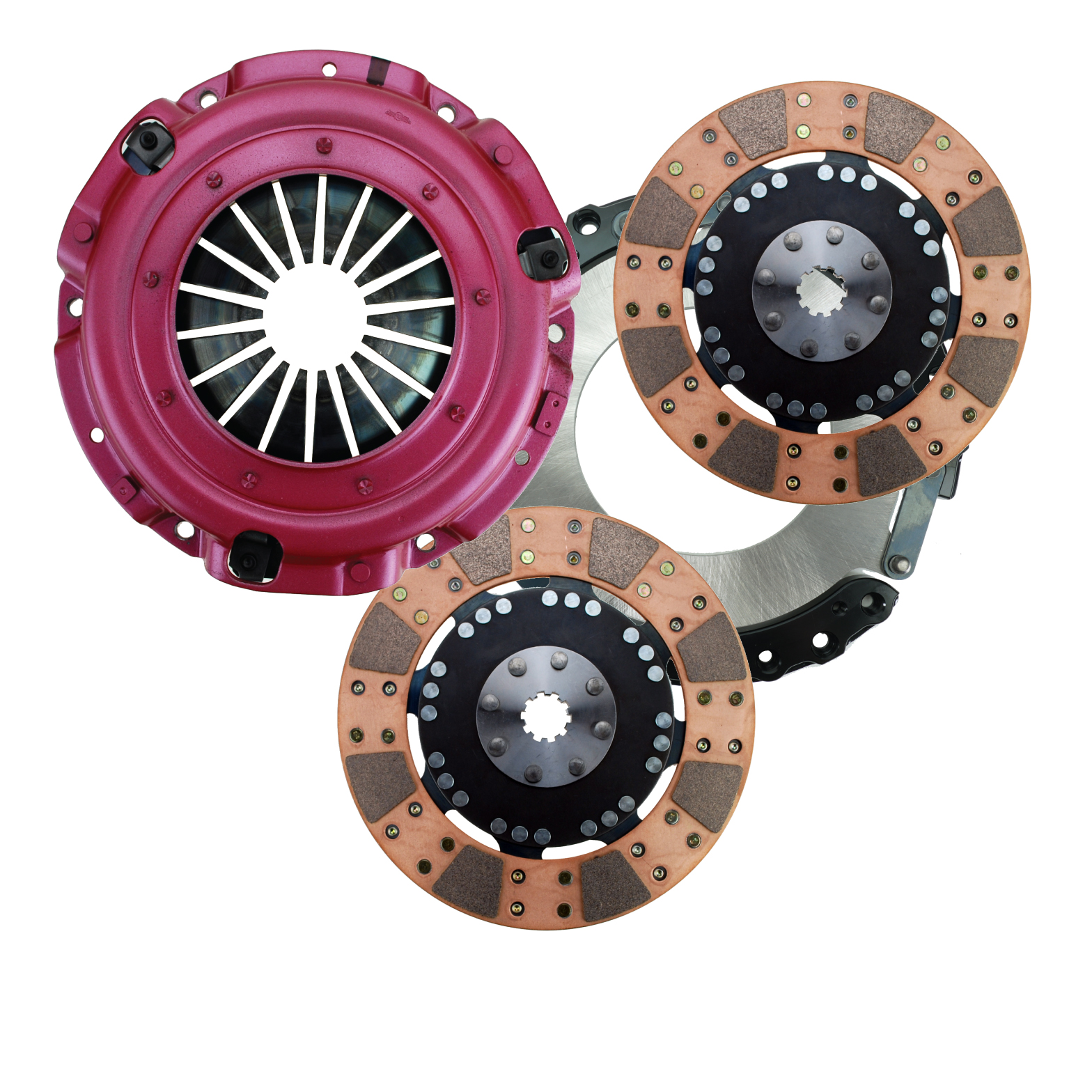 RAM Concept 9.5 1000HP Street Performance Dual Disc Metallic Clutch Kit - Ford 11" x 10 Spline - Image 3