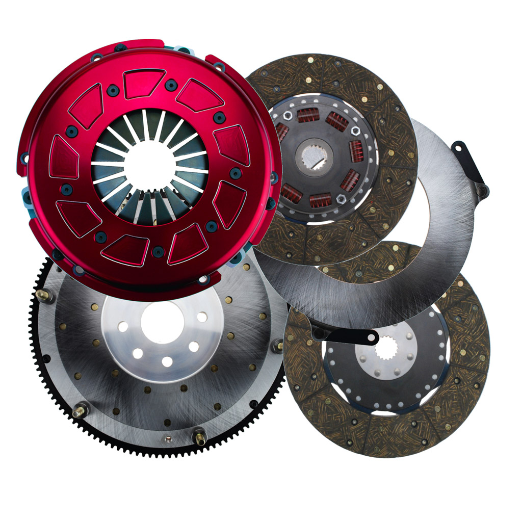 RAM Pro Street Dual Disc 950HP Organic Clutch Kit With Flywheel - Chrysler 8 bolt '0' balance 143T 1 3/16-18 - Image 4