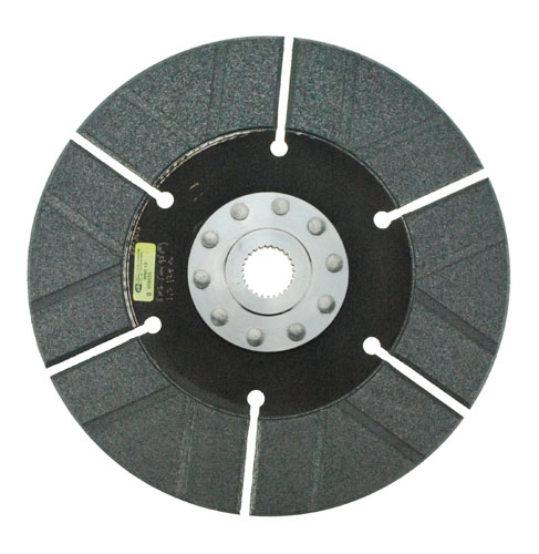 1386 - Sintered iron race disc. (5191) 10.5" x 1 1/8-26 spline