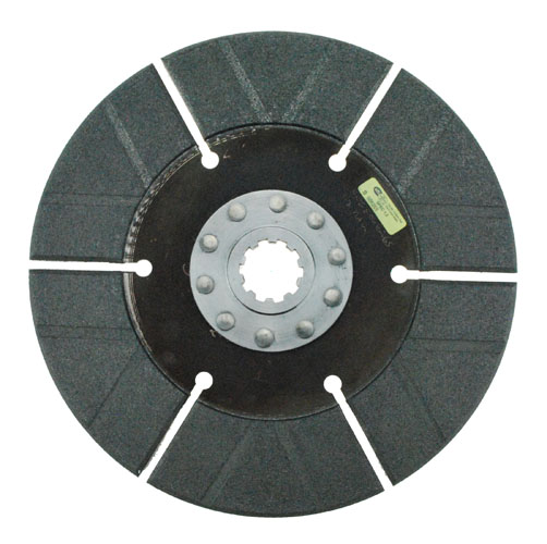 1392 - Sintered iron race disc. (5191) 10.5" x 1 3/8-10 spline