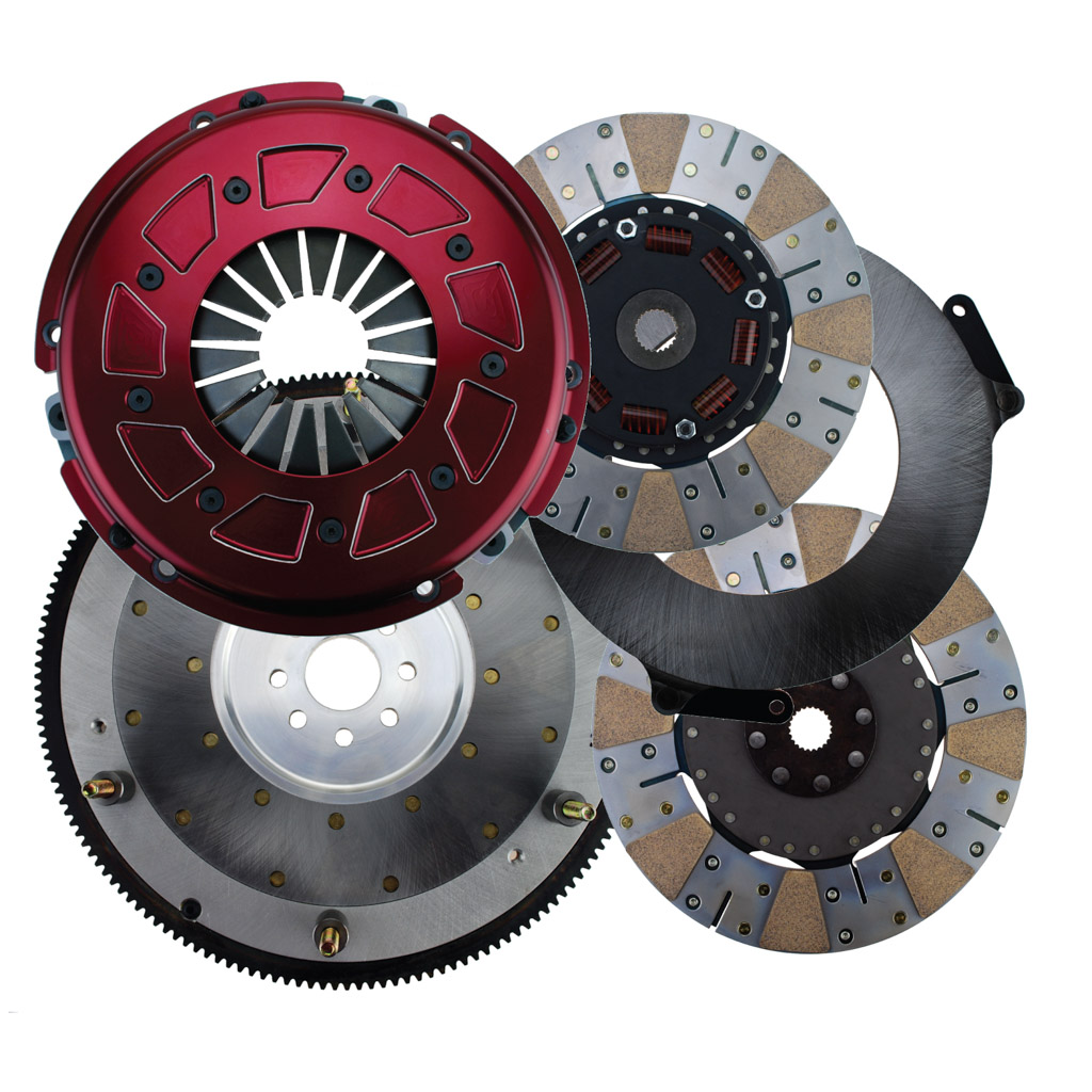 RAM Pro Street Dual Disc 1250HP Metallic Clutch Kit With Flywheel -2011-2017 Mustang GT 164 T 1-23 - Image 4