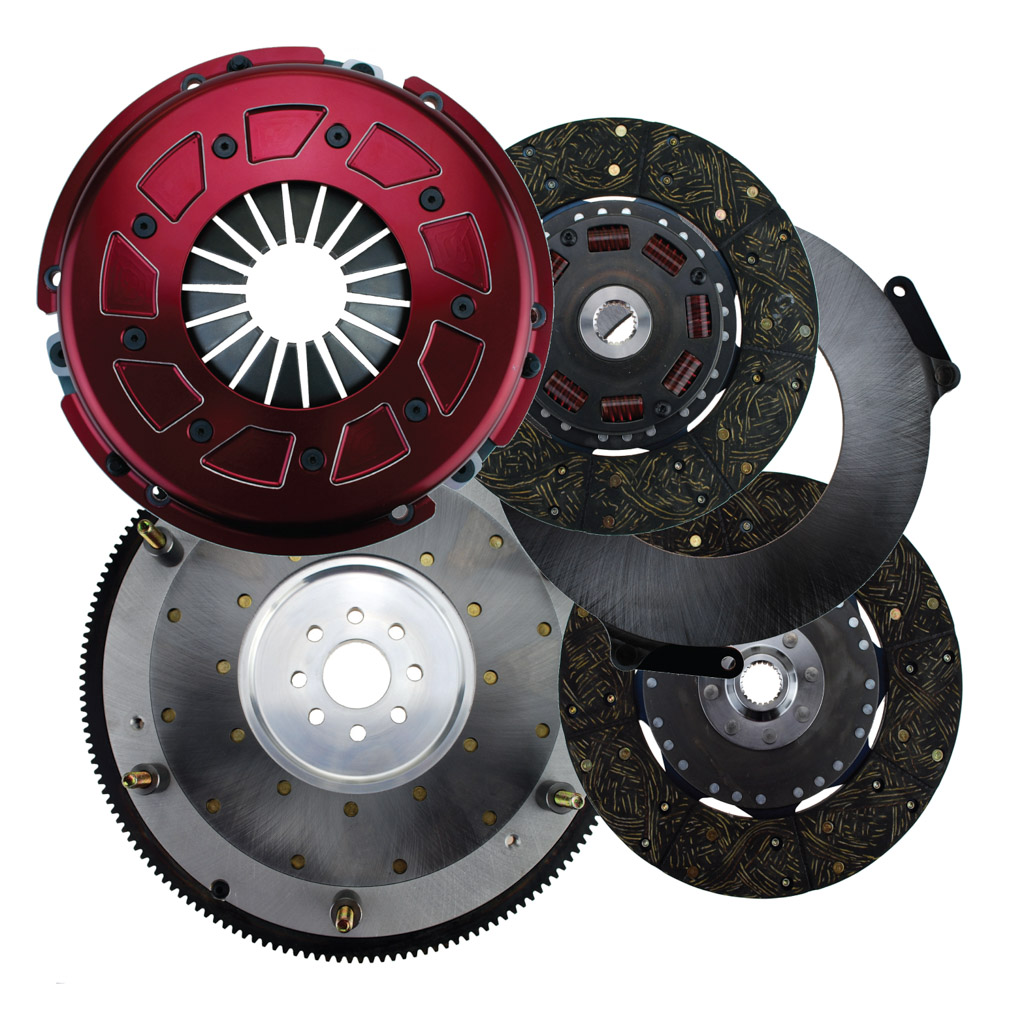 RAM Pro Street Dual Disc 950HP Organic Clutch Kit With Flywheel - 2011-2017 Mustang GT 164 T 1-23 - Image 4