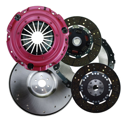 RAM Concept 9.5 800HP Street Performance Dual Disc Organic Clutch Kit with Flywheel - Ford Mod. 6 Bolt 164 Tooth 1 1/8-26 - Image 3