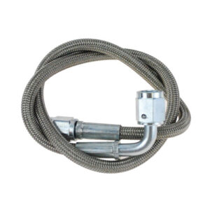 78326 - Teflon line -3AN 18 inch straight to 90 degree