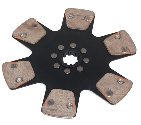 1025 - 1000 series paddle metallic disc 10.5 x 1 1/16-10 solid hub
