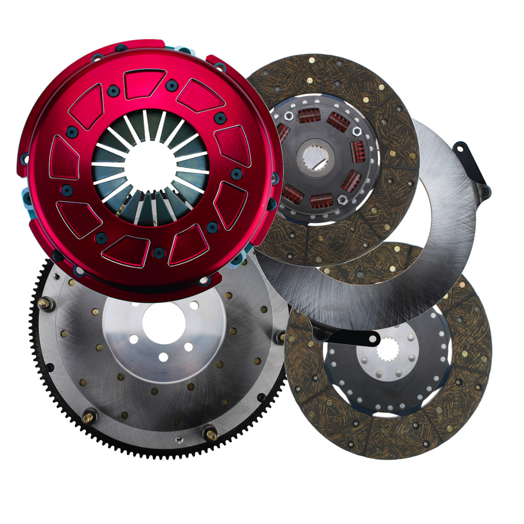 RAM Pro Street Dual Disc 950HP Organic Clutch Kit With Flywheel - Chrysler 6 bolt '0' balance 130T 1 3/16-18 - Image 4