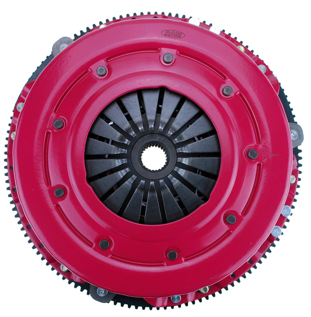80-2132S - Force 10.5 dual disc Chevy '454' bal. 153 tooth 1 1/8-10