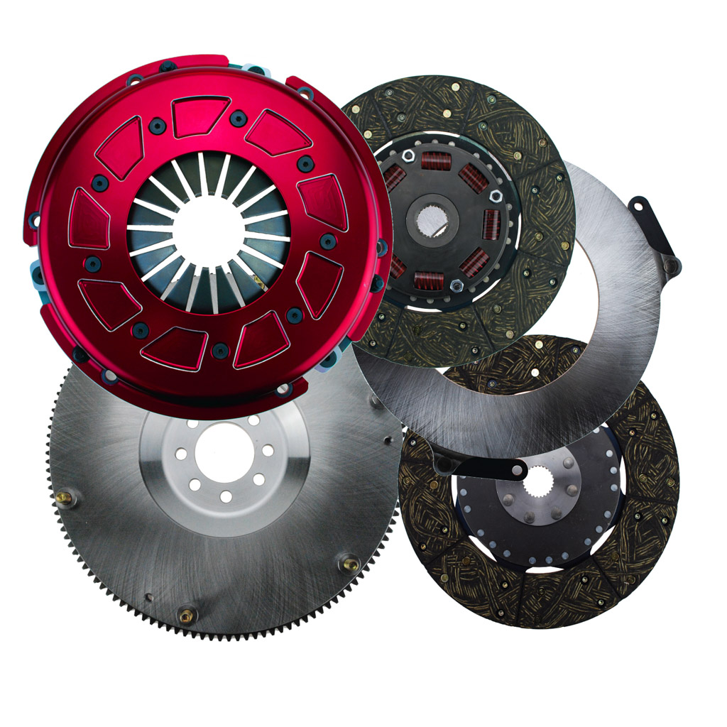 RAM Pro Street Dual Disc 950HP Organic Clutch Kit With Flywheel - Dodge Challenger 80-up 130T steel 1 1/8-26 - Image 3