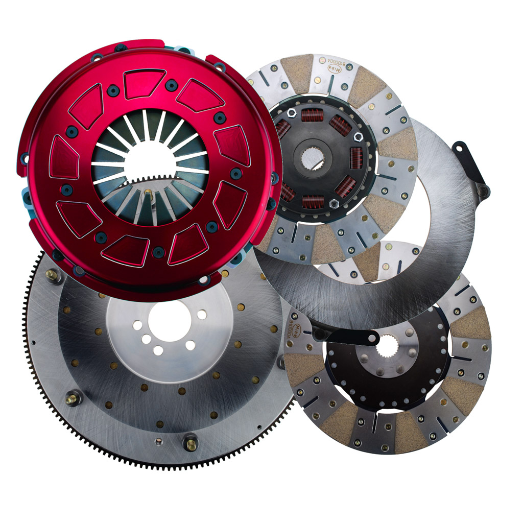 RAM Pro Street Dual Disc 1250HP Metallic Clutch Kit With Flywheel - Chevrolet 454/502 90-up ext. balance 168T steel 1 1/8-10 - Image 4