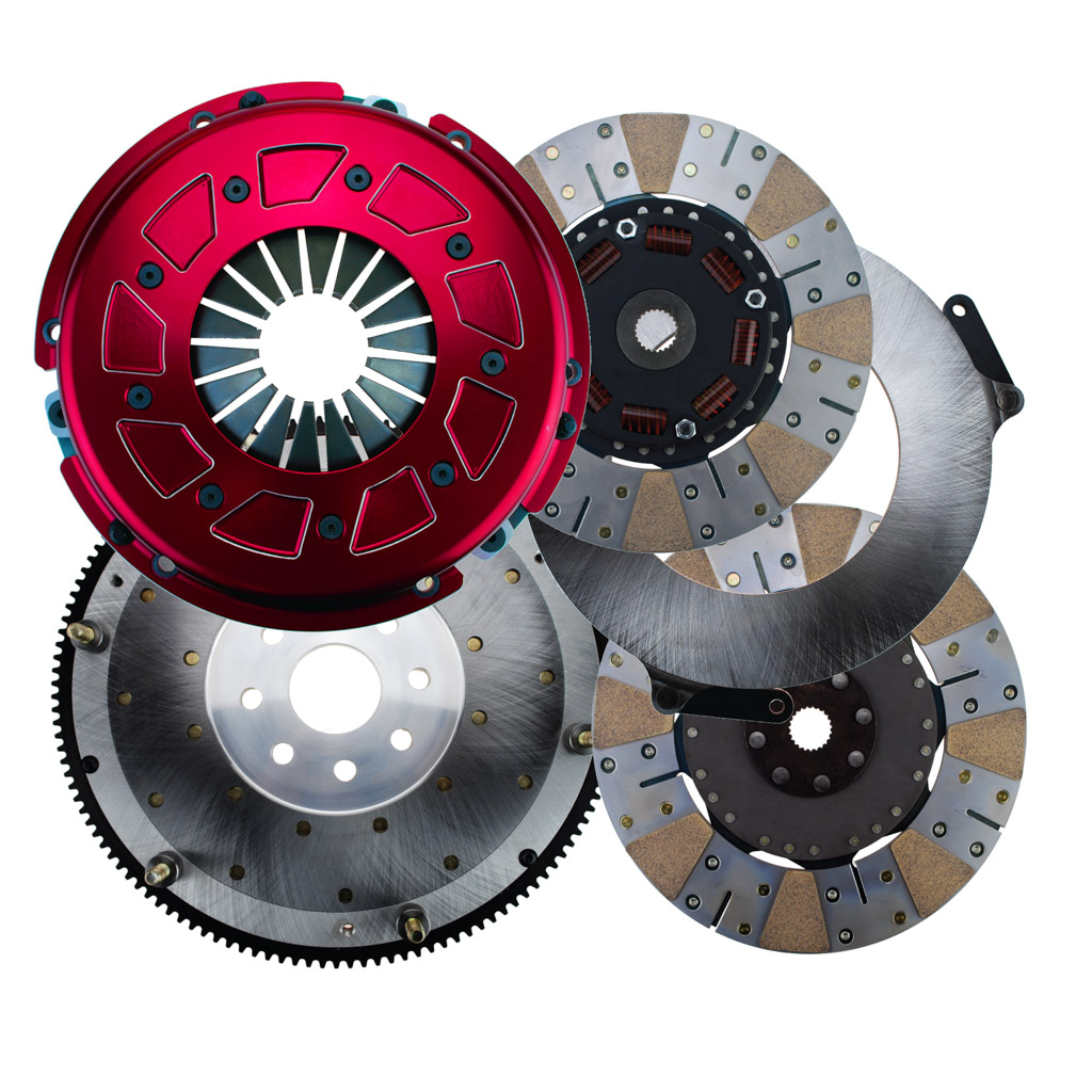 RAM Pro Street Dual Disc 1250HP Metallic Clutch Kit With Flywheel - Chrysler 8 bolt '0' balance 143T steel 1-23 - Image 4