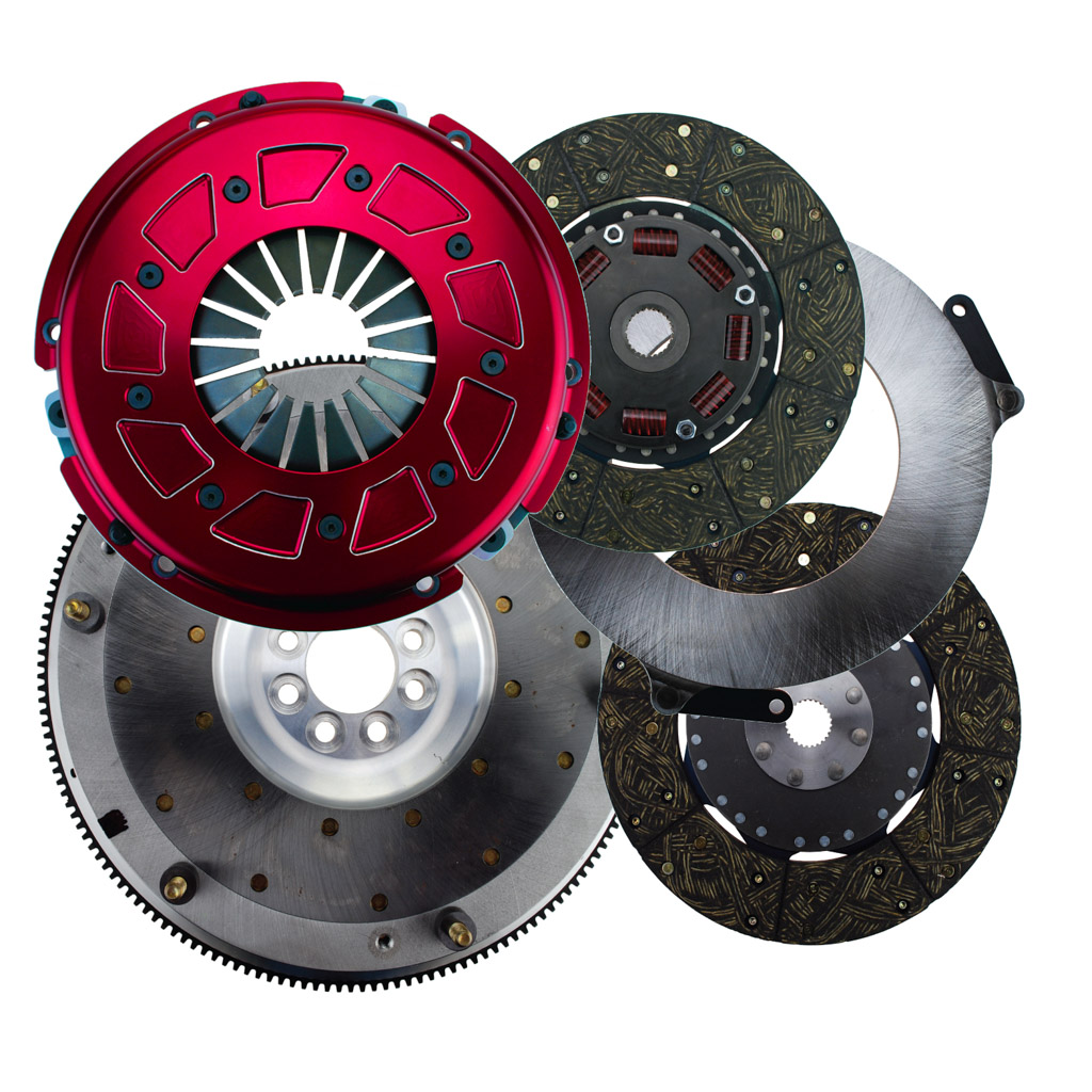 RAM Pro Street Dual Disc 1000HP Metallic Clutch Kit With Flywheel - GM LS9 9 bolt 168T 1 1/8-26 - Image 4